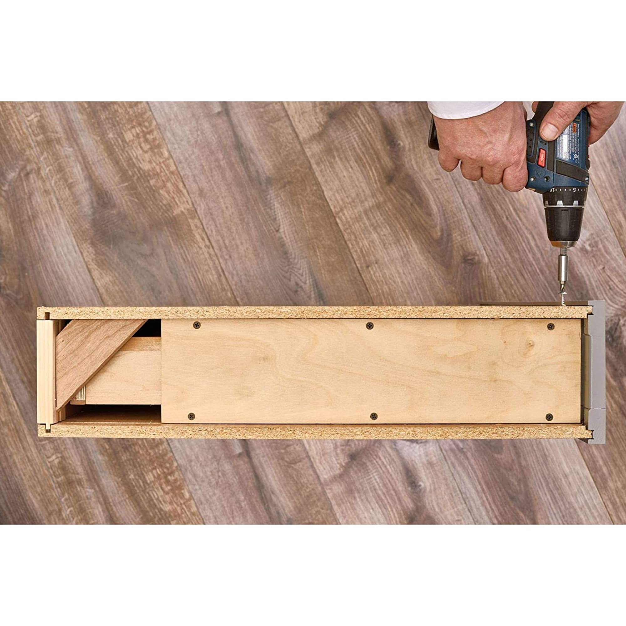 Rev-A-Shelf 3" Pull Out Shelf Organizer for Between Base Kitchen Cabinets, Adjustable Filler Spice Rack Seasoning Storage Holder, Wood, 438-BC-3C - Image 5
