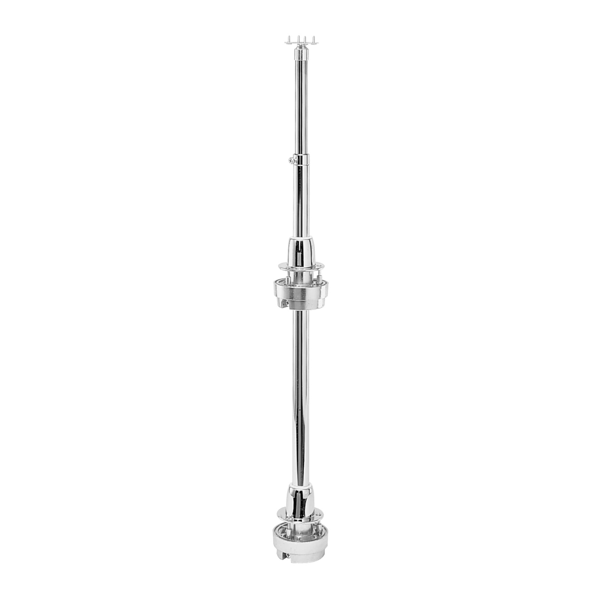 Rev-A-Shelf Dual Shelf Kidney-Shaped Lazy Susan Organizer for Corner Base Kitchen Cabinets, Rotating Turntable Storage Wire Trays, Chrome, 5472-28 CR - Image 7