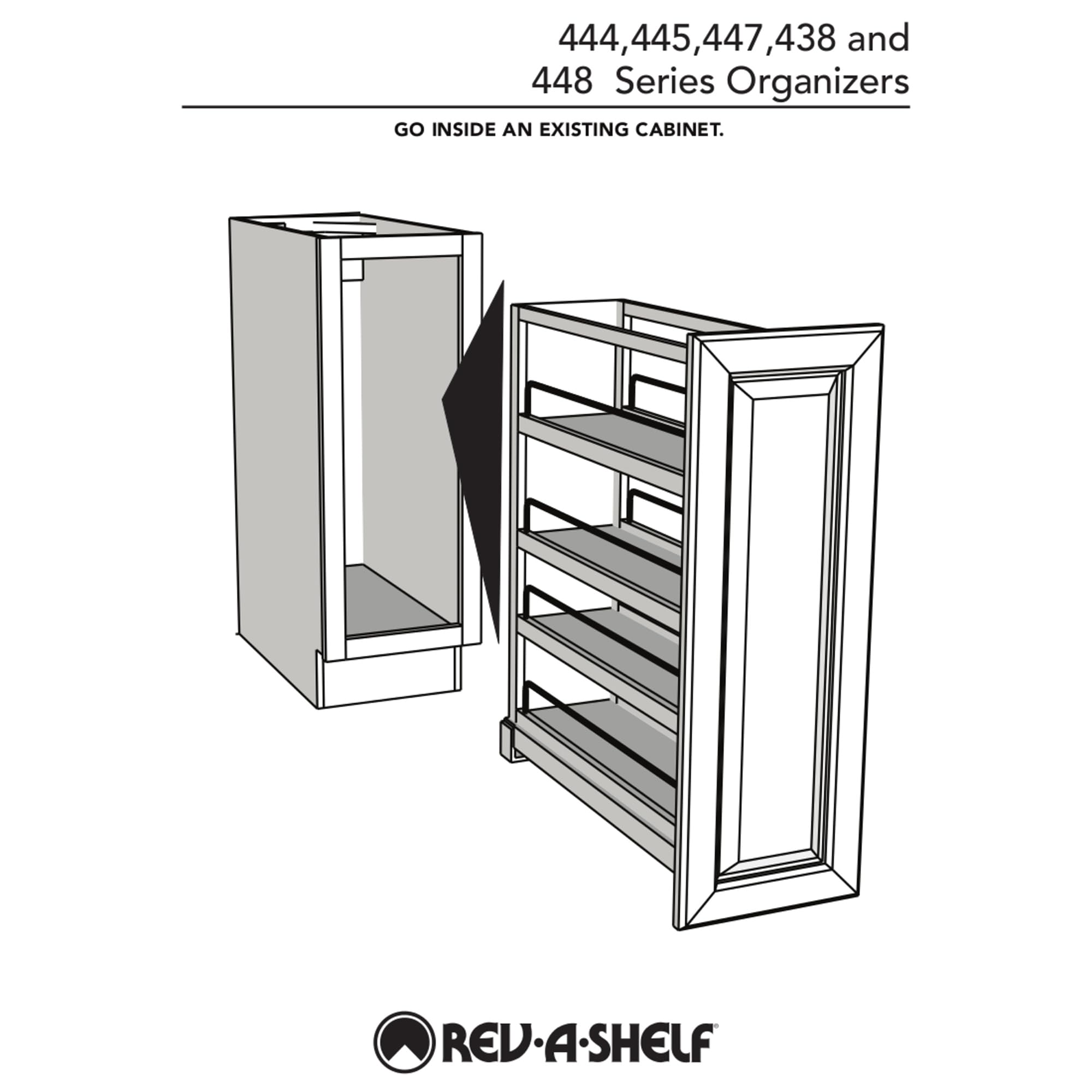 Rev-A-Shelf Wood Vanity Cabinet Pullout Grooming Organizer w/Soft-Close - Image 5